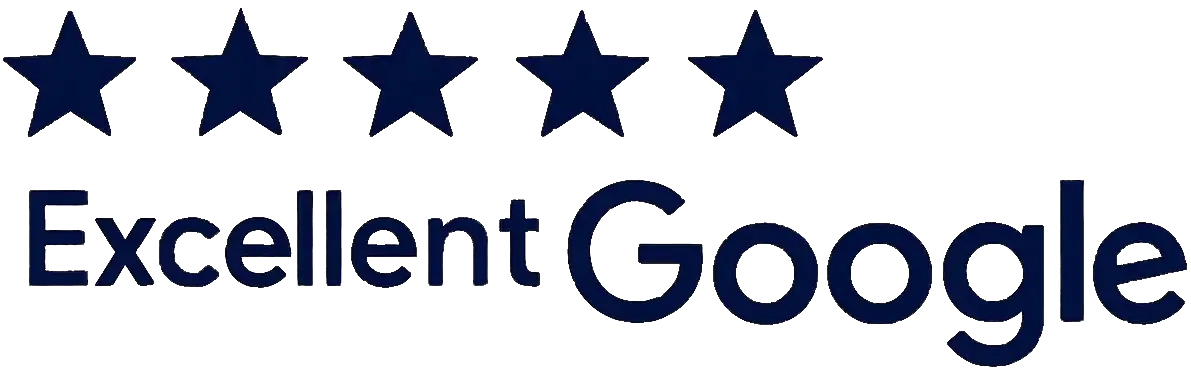 Blue Google execellent stars