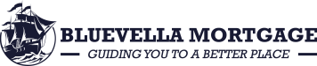 Bluevella Mortgage Horizontal Blue Logo